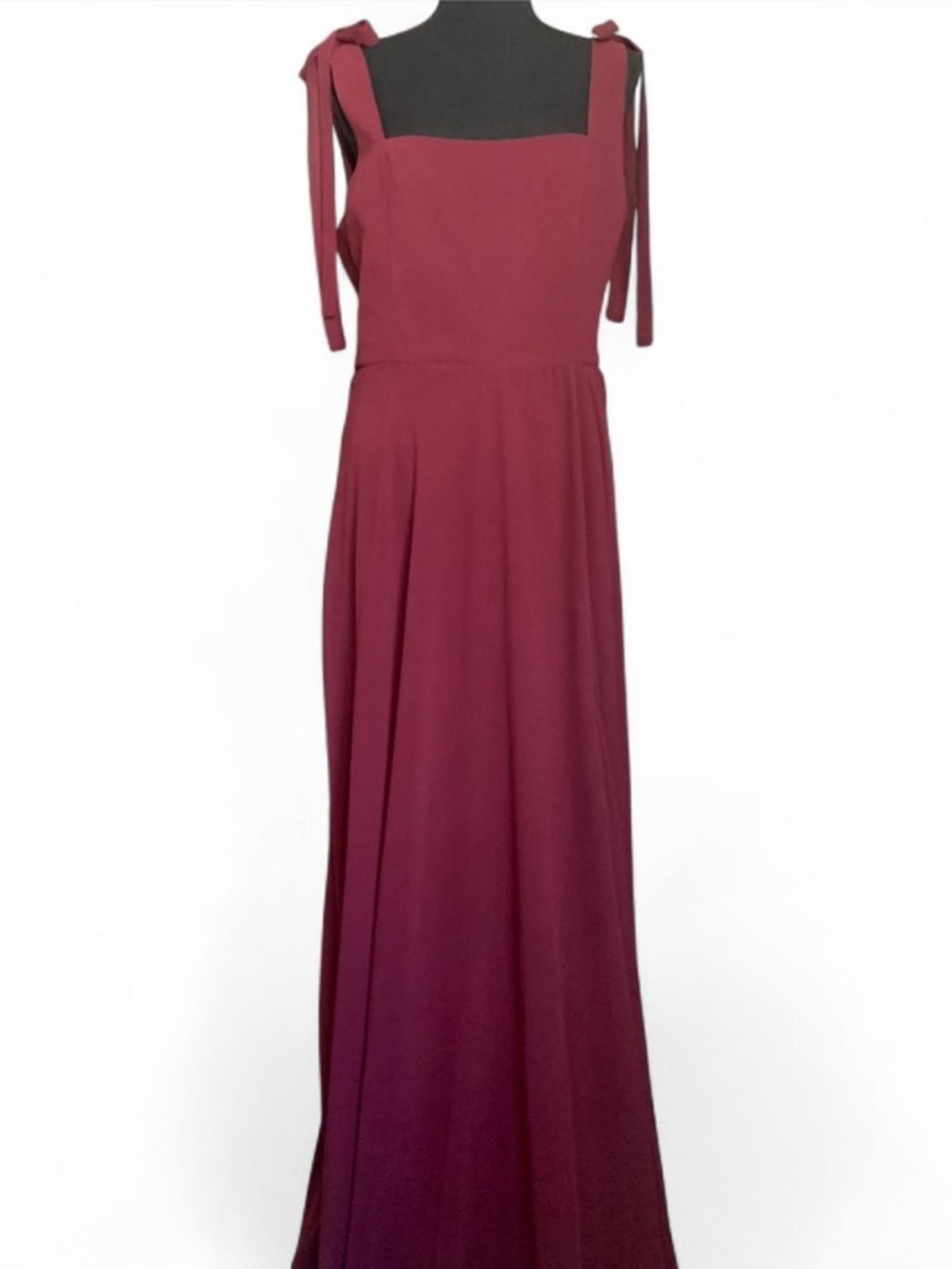 Lulus Love Me Forever
Burgundy Square Neck Maxi Dress
